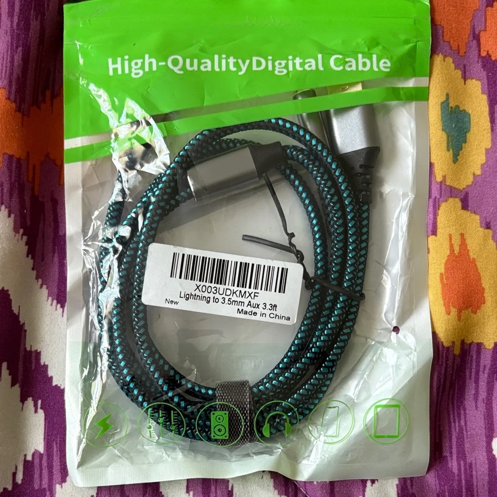 High-Quality Digital Cable - Black and Blue